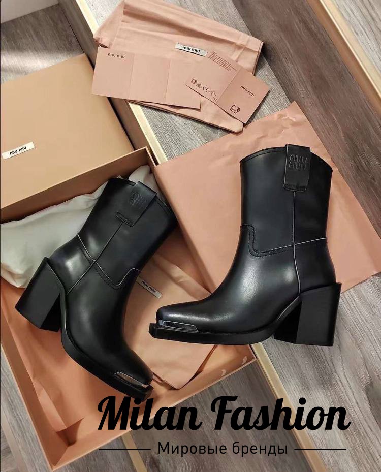 Ботинки  Miu Miu V35058. Вид 2