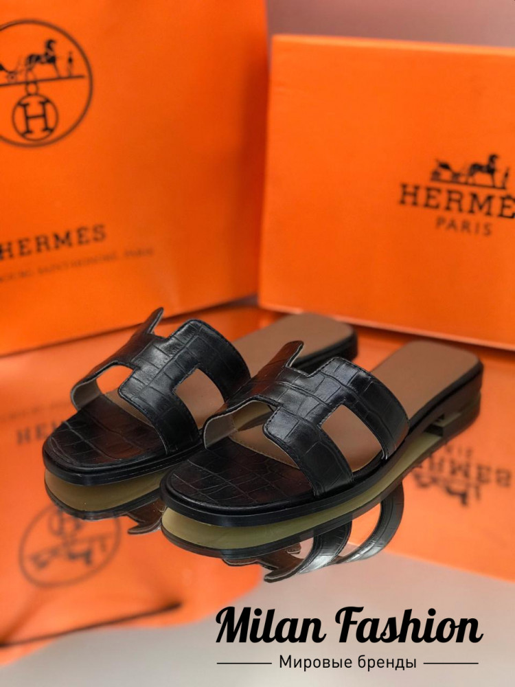 Шлепки женские  Hermes v1097. Вид 1