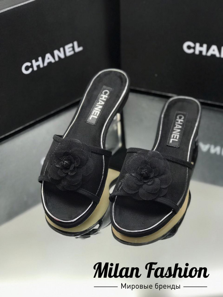 Мюли женские  Chanel v1171. Вид 1