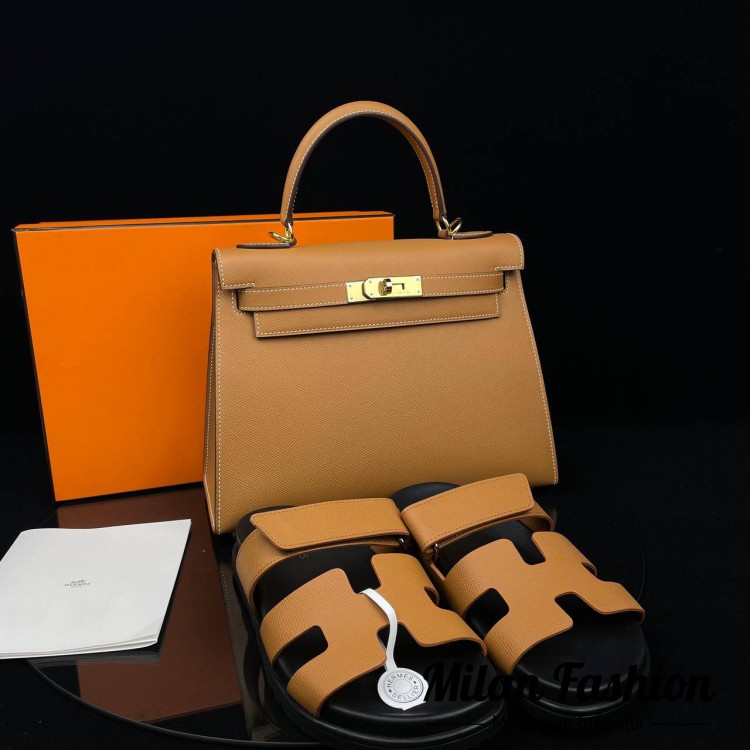 Шлёпанцы  Hermes V33199. Вид 1