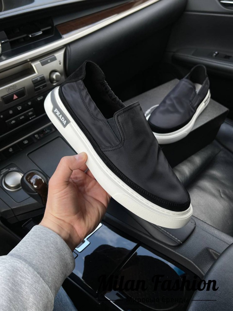 Слипоны  Prada V13665. Вид 4