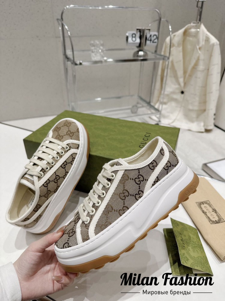 Высокие кеды  Gucci V11317. Вид 1