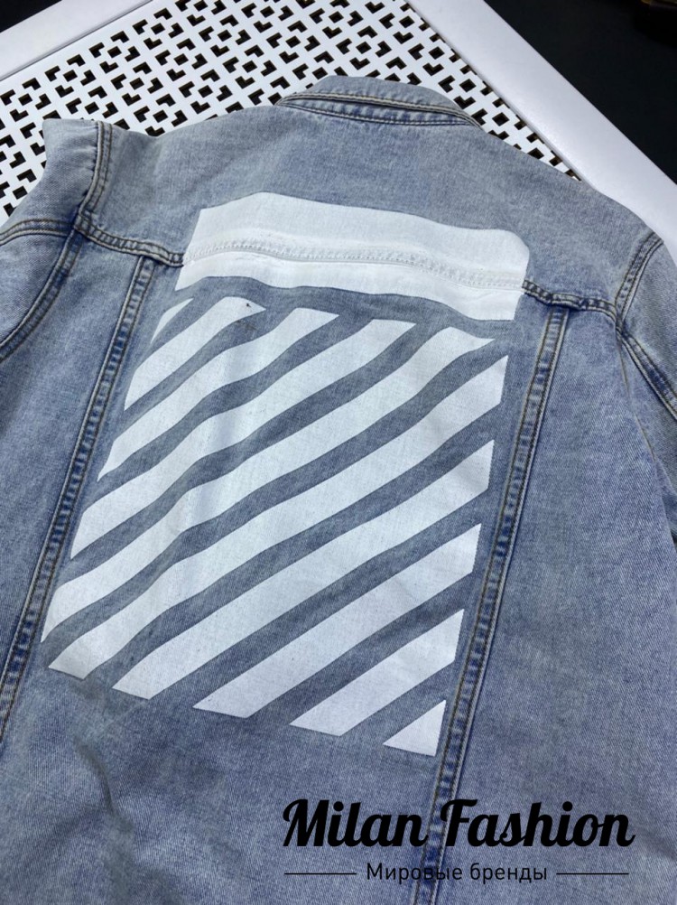 Джинсовая куртка Off -White V9480. Вид 3