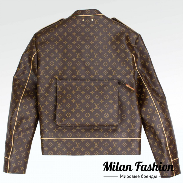 Куртка кожаная Louis Vuitton v1134. Вид 2