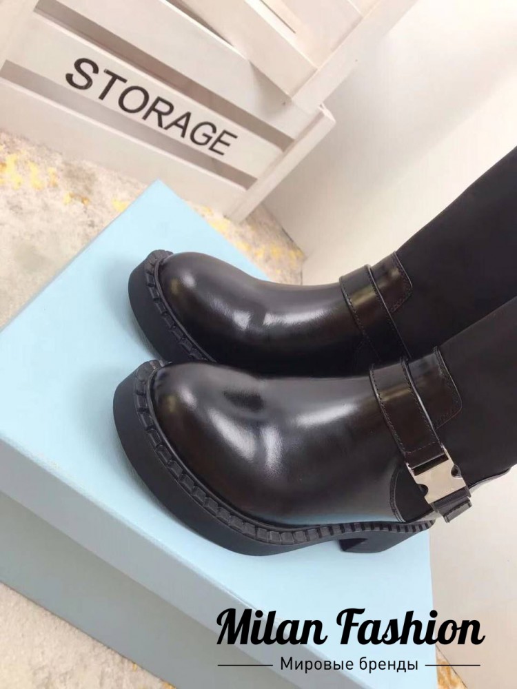 Ботинки  Prada V10185. Вид 4