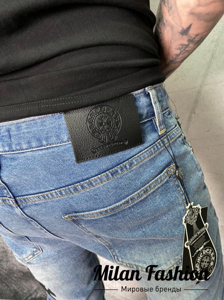 Джинсы  Chrome Hearts V7187. Вид 3