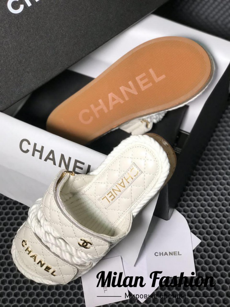 Шлепанцы Chanel ds1132. Вид 5