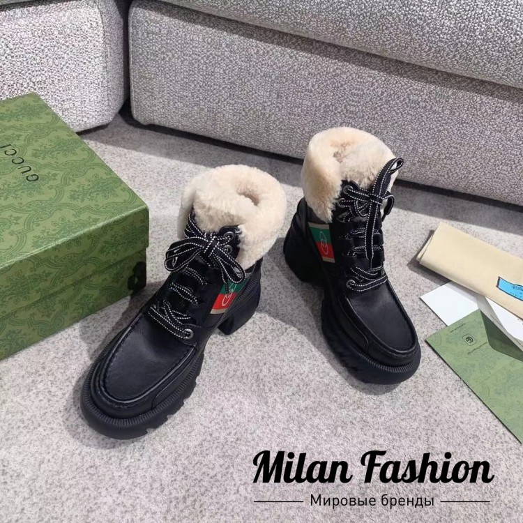Ботинки  Gucci V10607. Вид 6