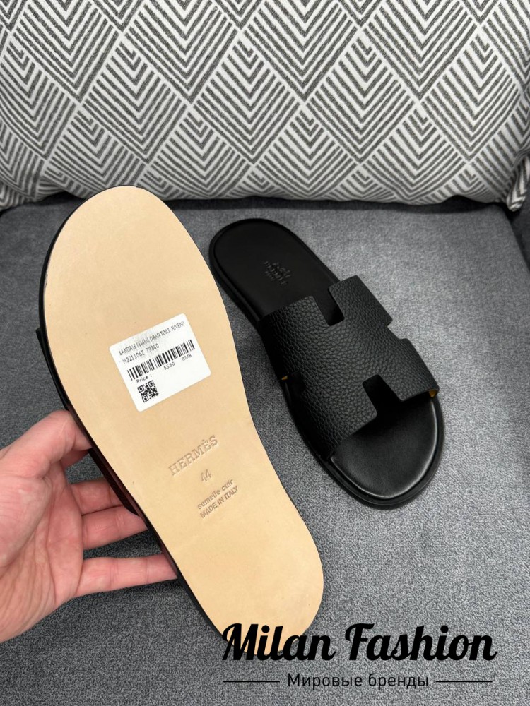 Шлепанцы  Hermes V52309. Вид 3