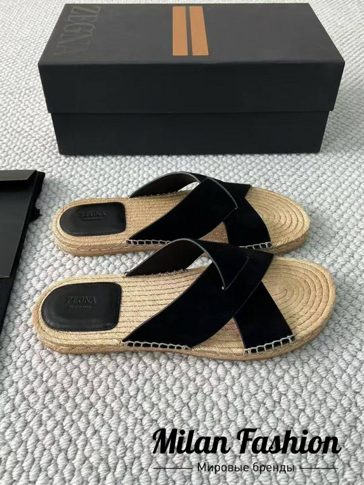 Шлепанцы  ZEGNA V52328. Вид 1