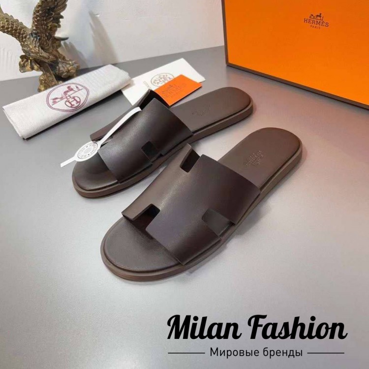 Шлепанцы  Hermes V52358. Вид 1