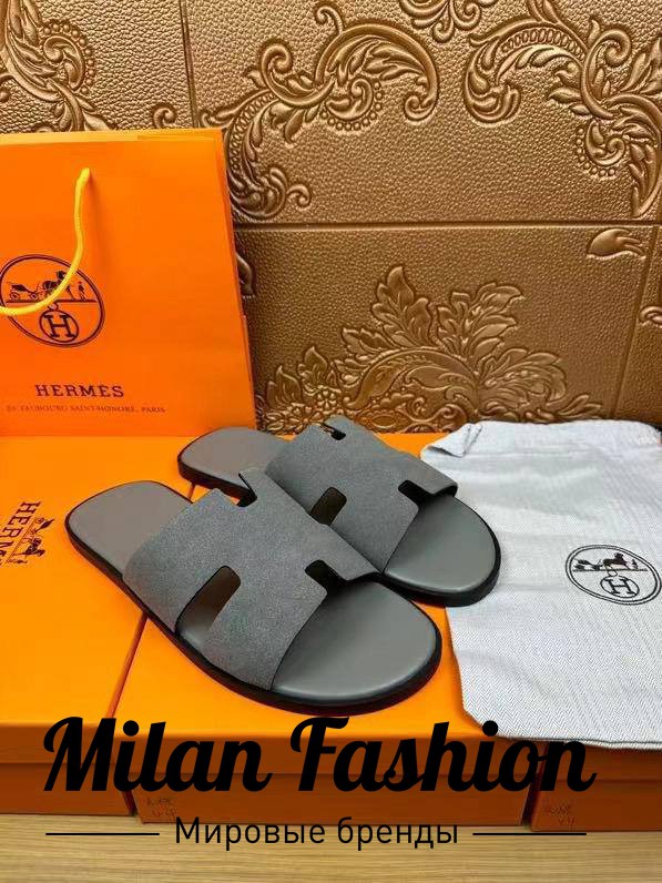 Шлепанцы  Hermes V52340. Вид 1