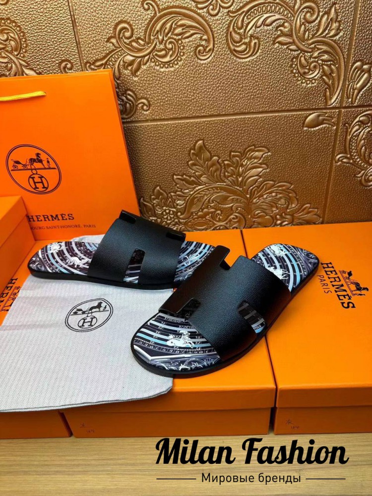 Шлепанцы  Hermes V52339. Вид 3