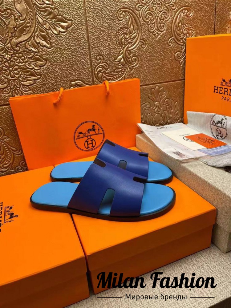 Шлепанцы  Hermes V52350. Вид 3