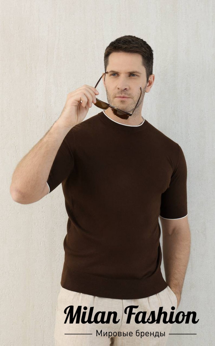 Футболка  Brunello Cucinelli V52378. Вид 1