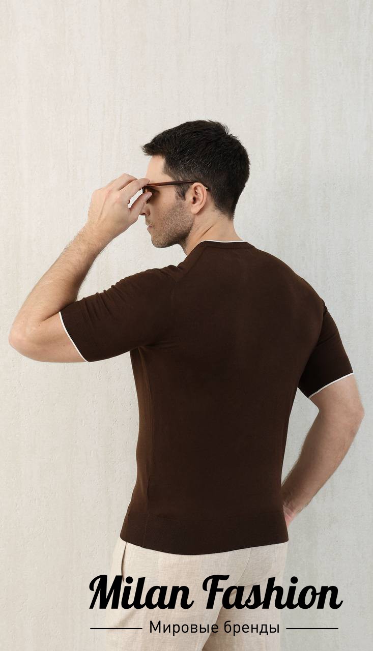 Футболка  Brunello Cucinelli V52378. Вид 3