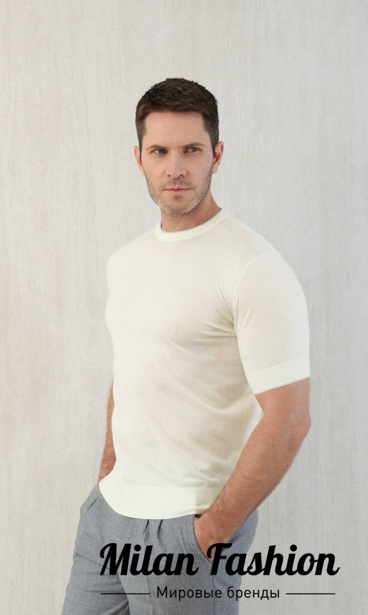 Футболка  Brunello Cucinelli V52375. Вид 1