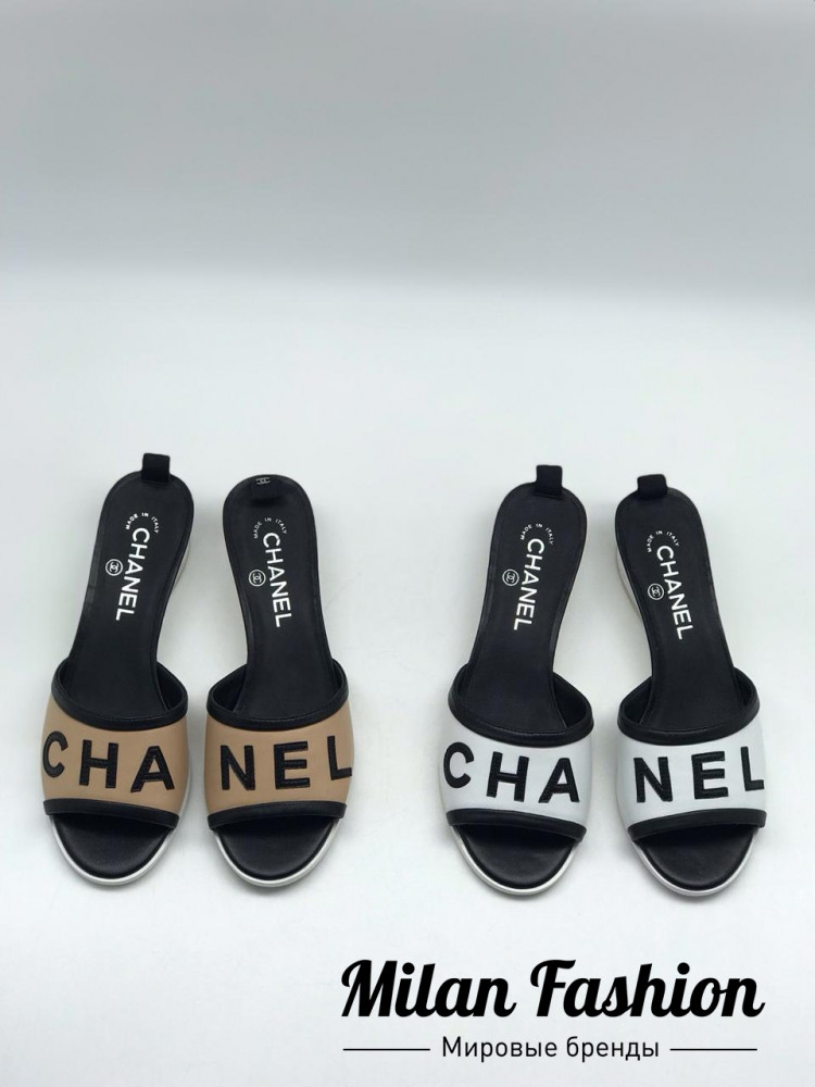 Шлепанцы Chanel ds1086. Вид 2