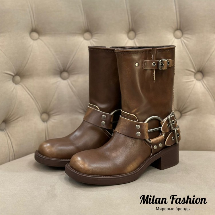 Ботинки  Miu Miu V35216. Вид 1