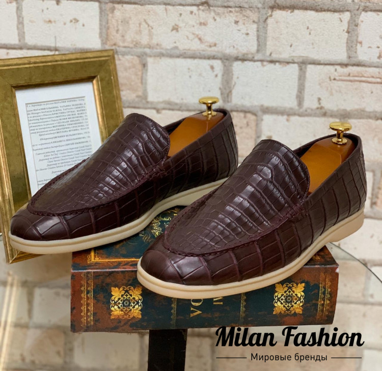 Лоферы мужские  Loro Piana v0802. Вид 1