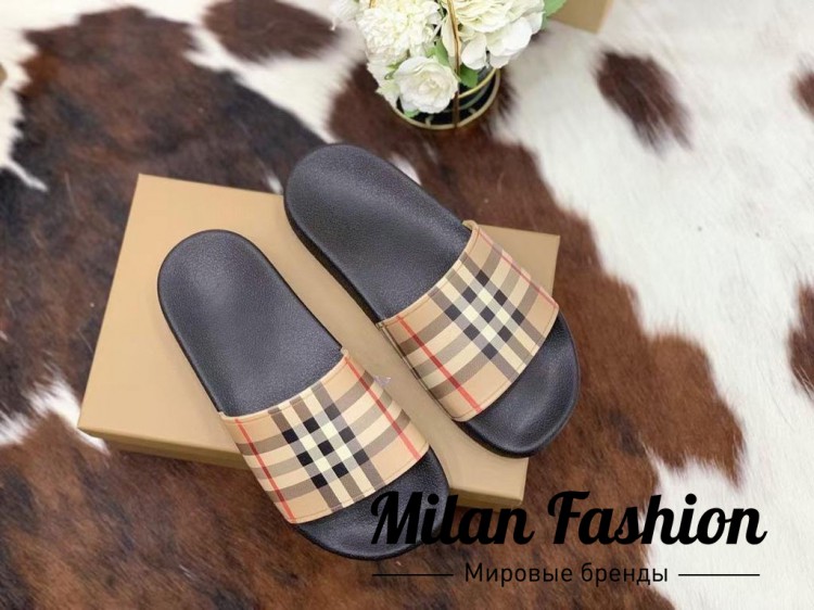Шлёпанцы  Burberry V33194. Вид 1