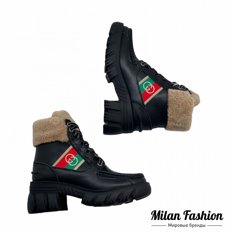 Ботинки  Gucci V10607. Вид 4