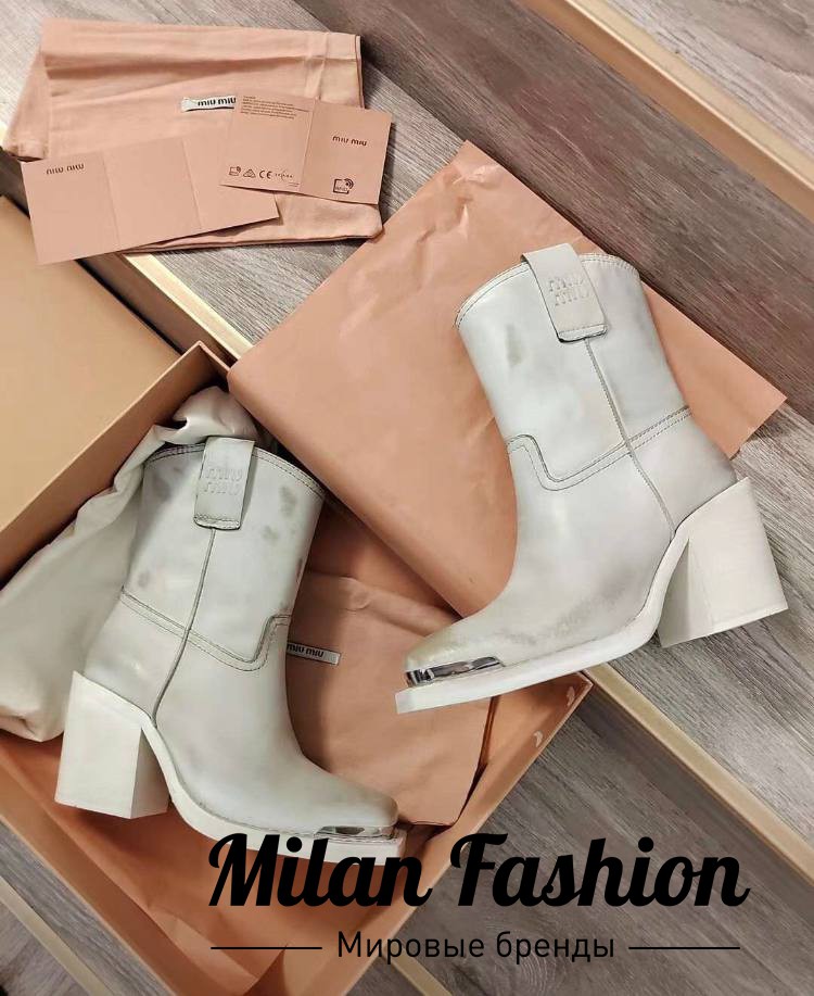 Ботинки  Miu Miu V35060. Вид 2