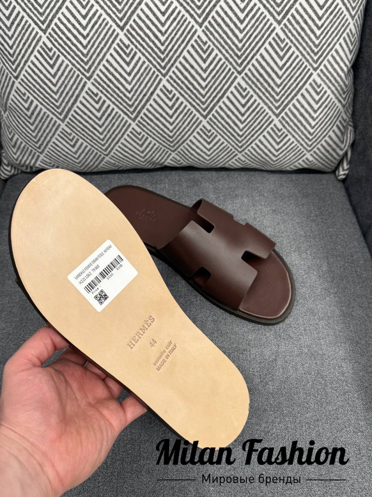 Шлепанцы  Hermes V52315. Вид 2