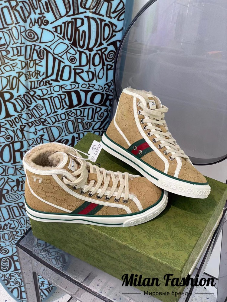 Высокие кеды  Gucci V10908. Вид 4