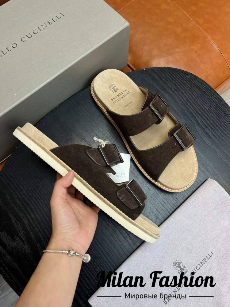 Шлёпанцы  Brunello Cucinelli V33149. Вид 2