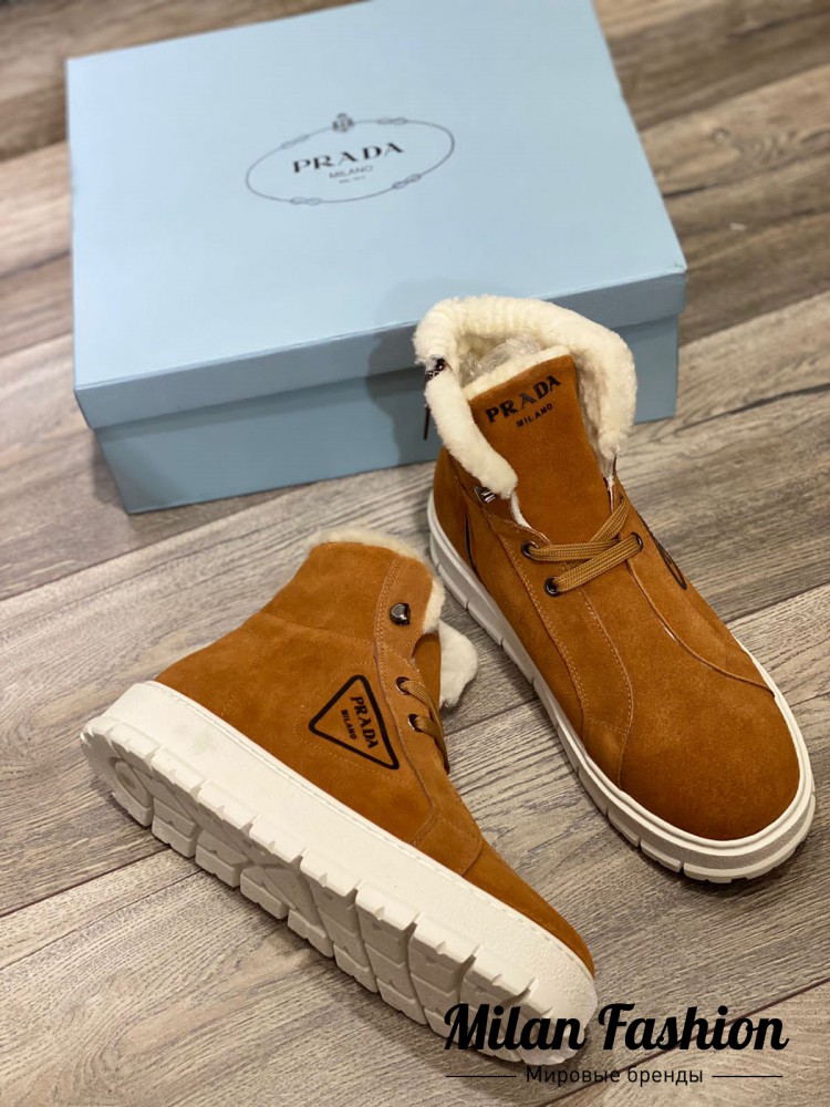 Ботинки  Prada V10855. Вид 2