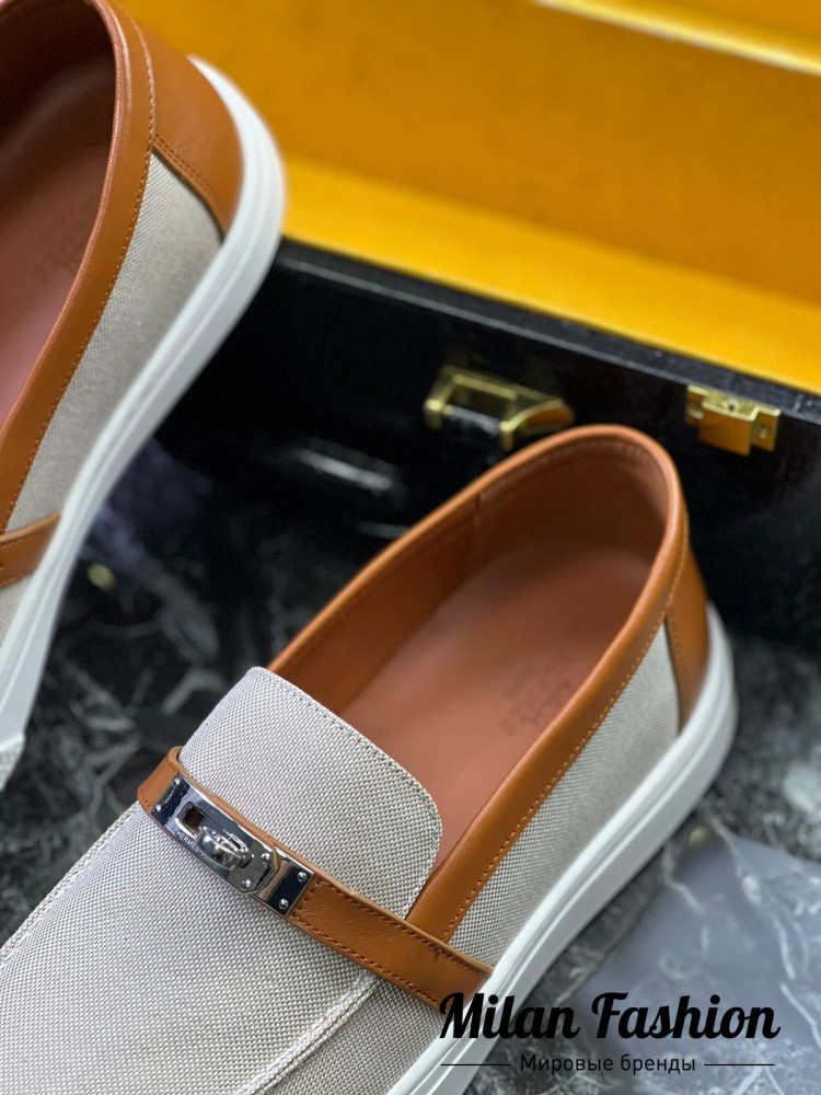 Слипоны  Hermes V33601. Вид 2