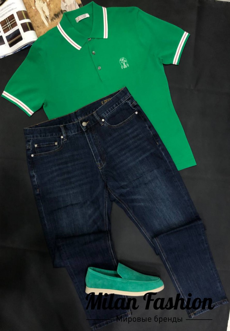 Джинсы  ZEGNA V13577. Вид 1