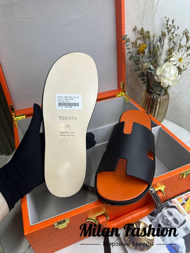 Шлепанцы  Hermes V52411. Вид 3