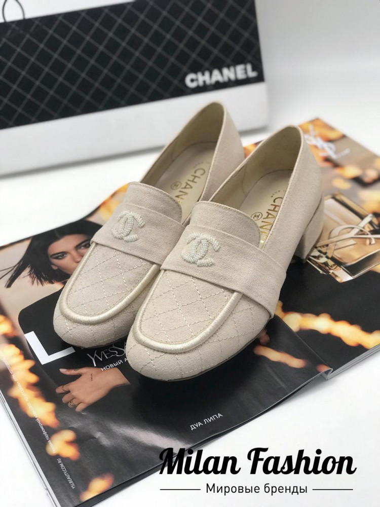 Лоферы женские  Chanel v0695. Вид 1