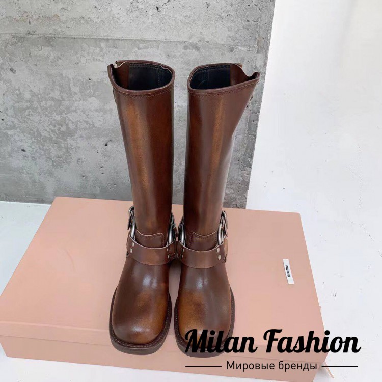 Сапоги  Miu Miu V33584. Вид 2