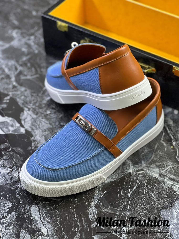 Слипоны  Hermes V33599. Вид 3
