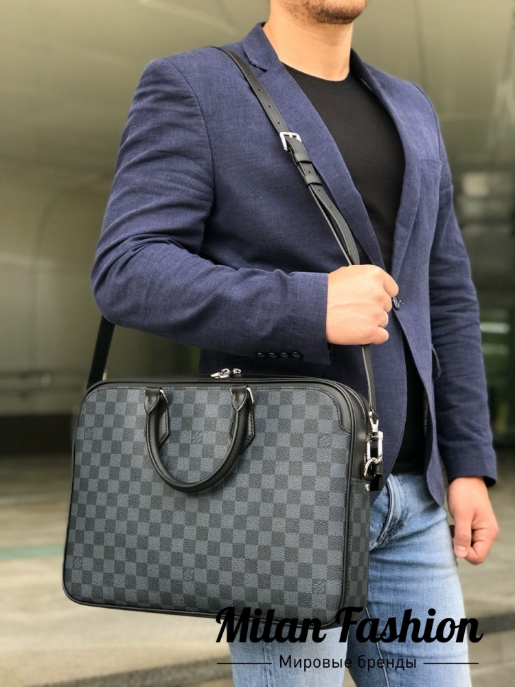 Мужской деловой портфель Louis Vuitton bb668. Вид 2