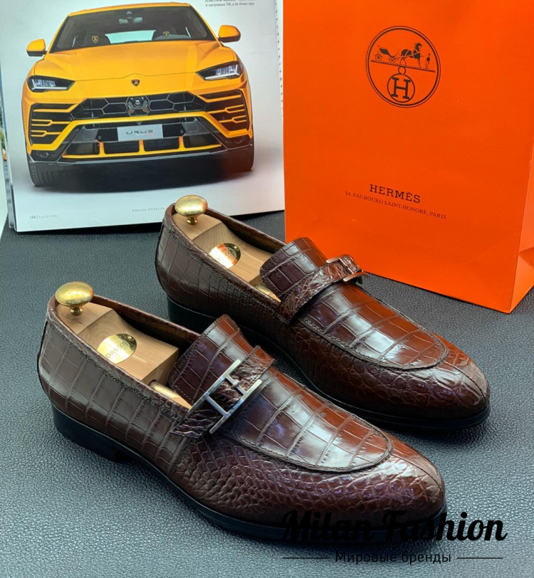 Лоферы мужские  Hermes v1047. Вид 2