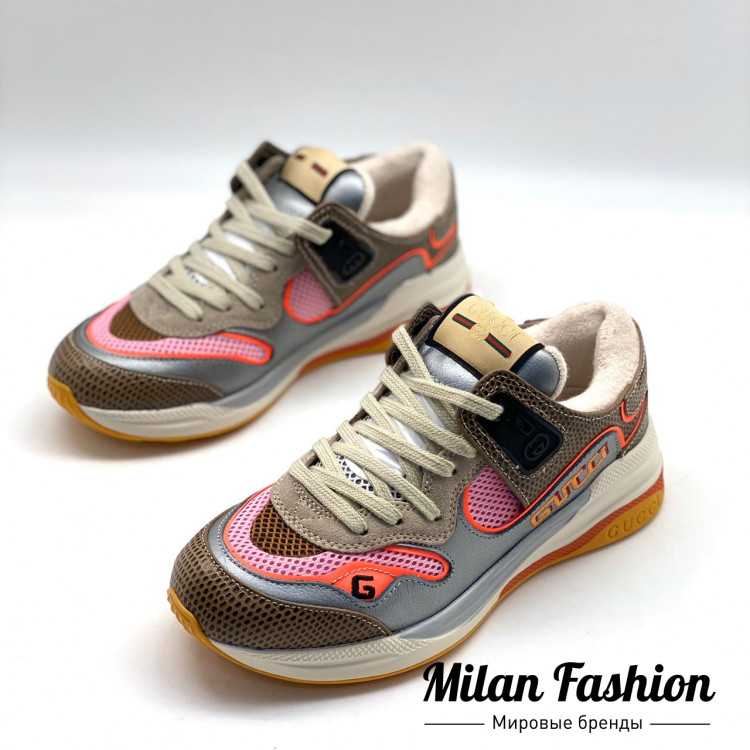 Кроссовки женские  Gucci v0589. Вид 4