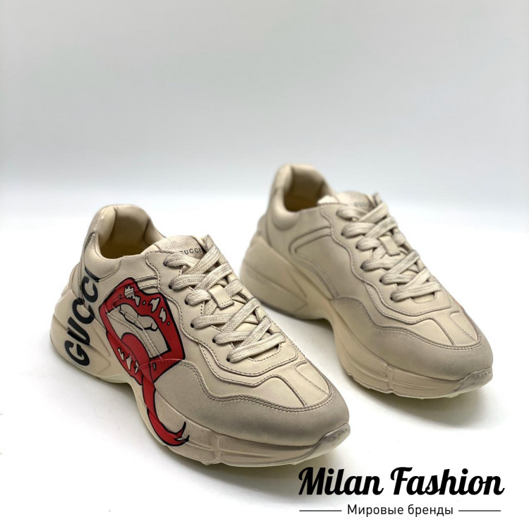 Кроссовки женские  Gucci v0578. Вид 2