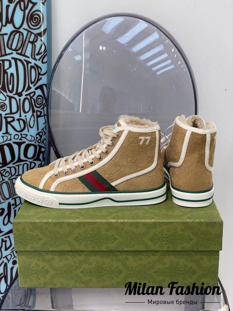 Высокие кеды  Gucci V10908. Вид 2