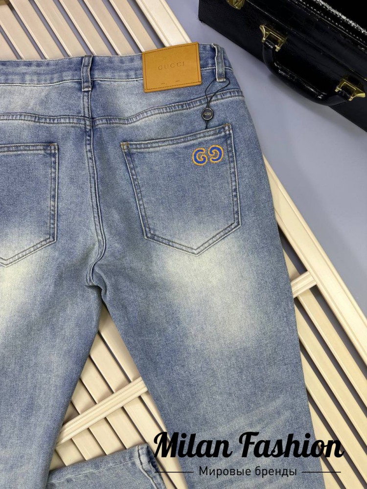 Джинсы  Gucci V33592. Вид 3