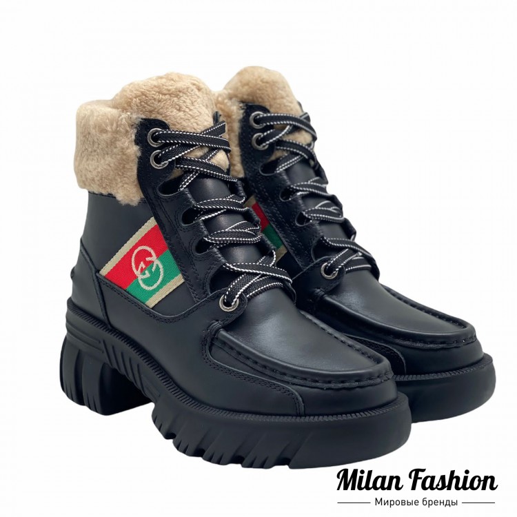 Ботинки  Gucci V10607. Вид 3
