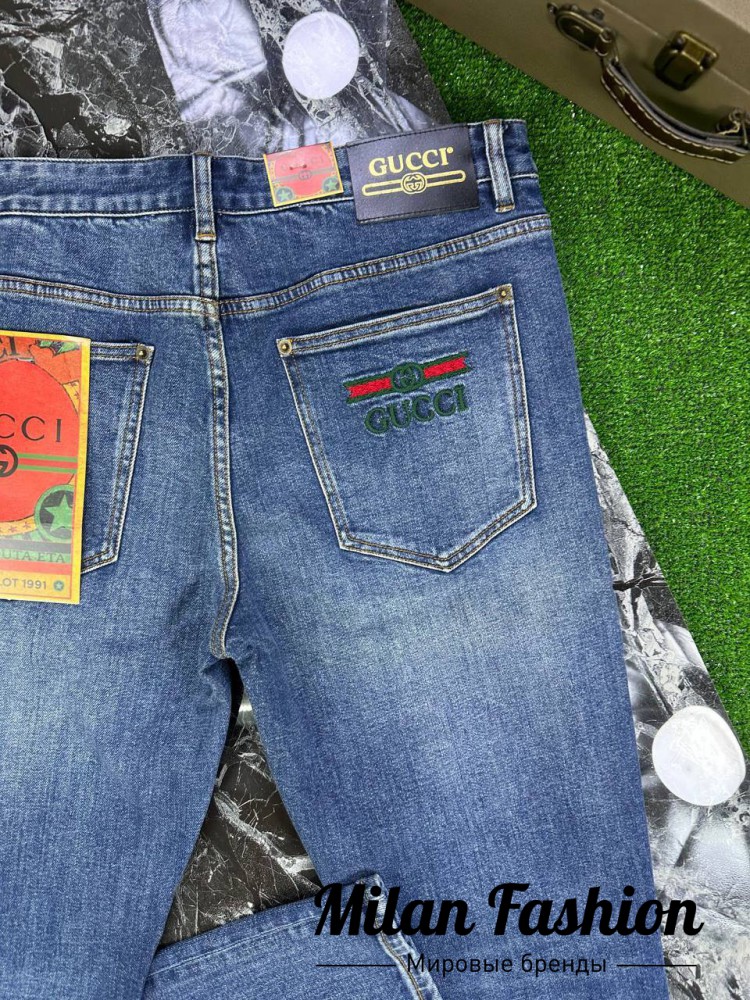 Джинсы  Gucci V33590. Вид 3