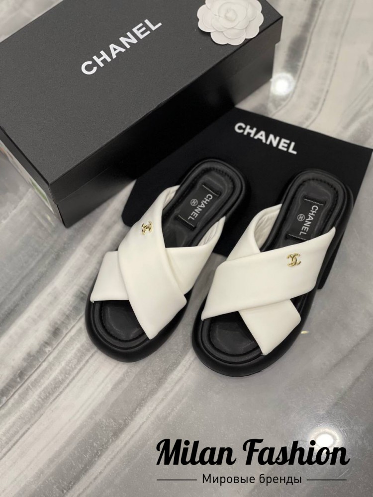 Шлёпанцы  Chanel V13539. Вид 1