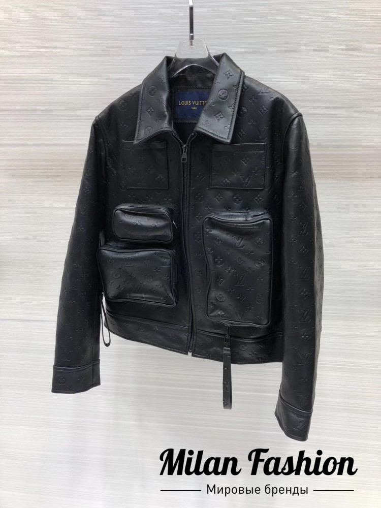 Куртка кожаная Louis Vuitton v1388. Вид 1