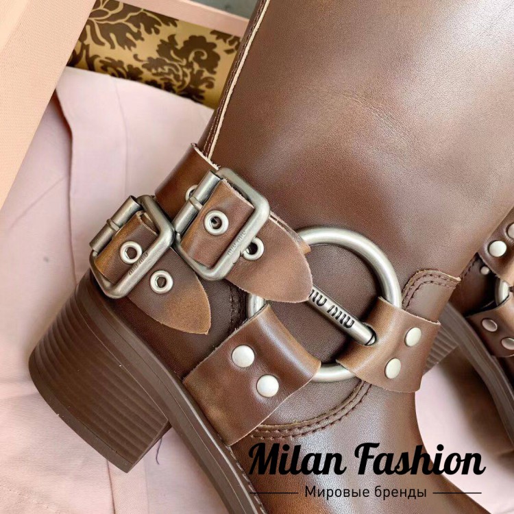 Сапоги  Miu Miu V33584. Вид 5