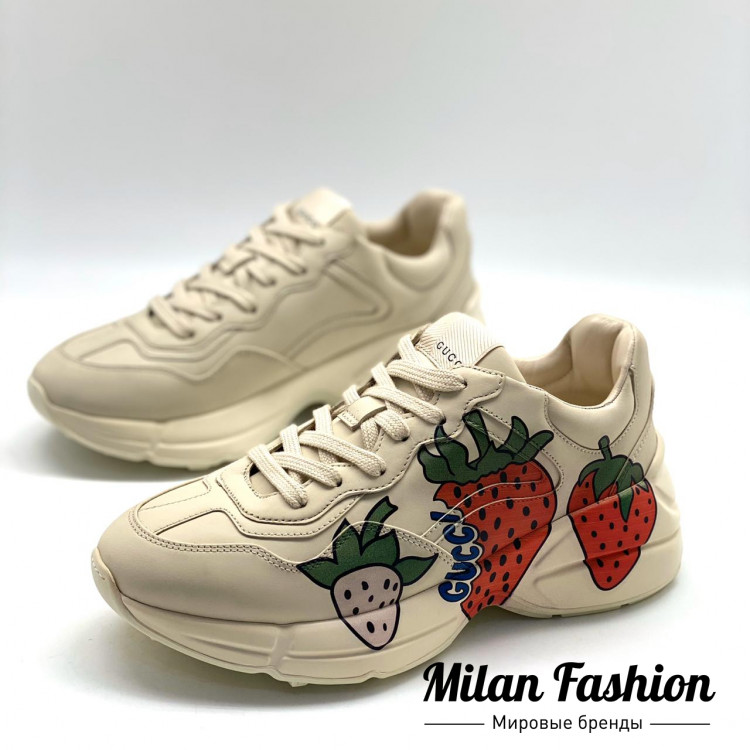 Кроссовки женские  Gucci v0587. Вид 1