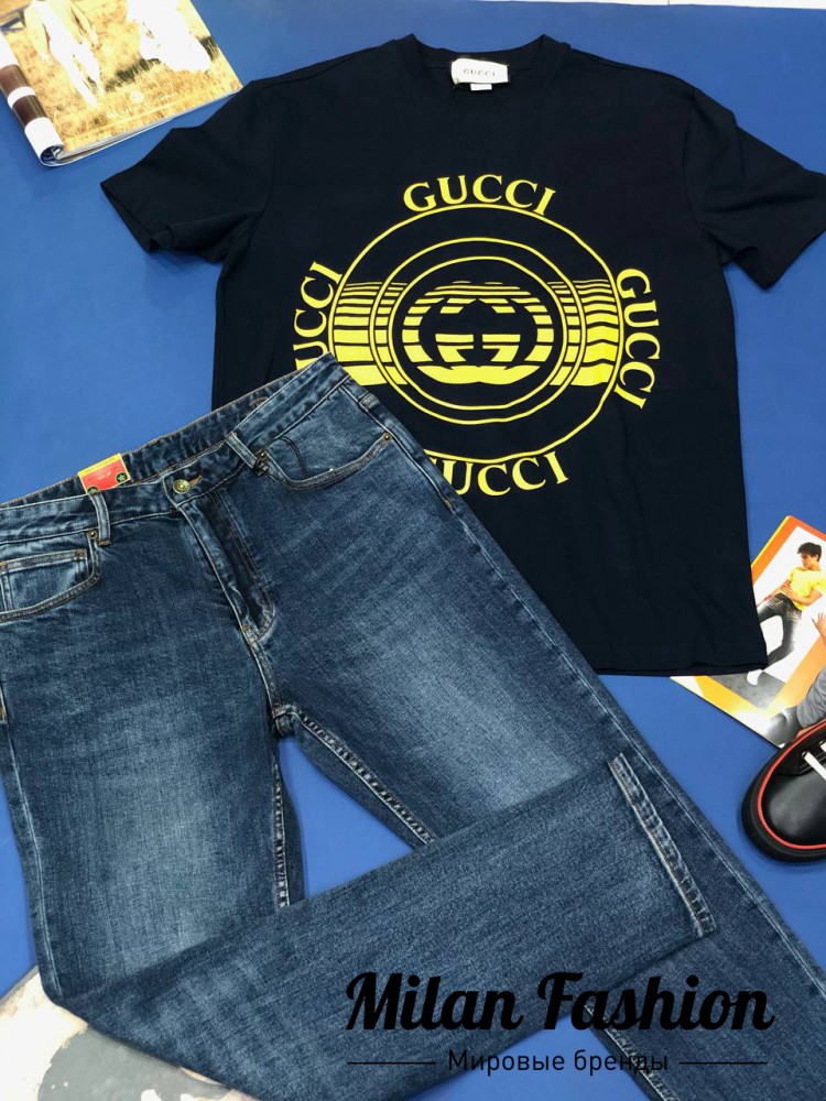 Джинсы  Gucci V11191. Вид 3